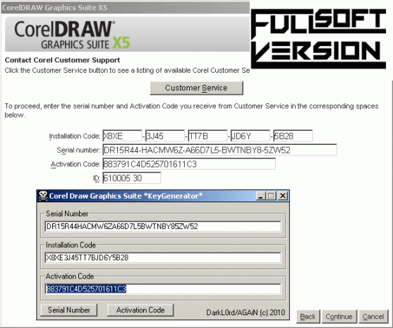 corel draw 13 crack keygen database