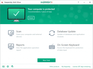 Kaspersky Anti-Virus 18.0 License key + Crack Full Version 2019
