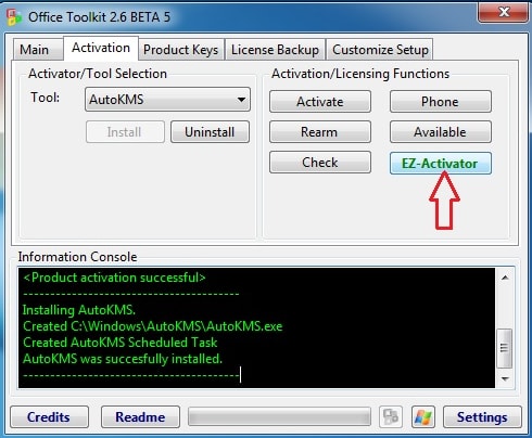 windows toolkit stuck on processing