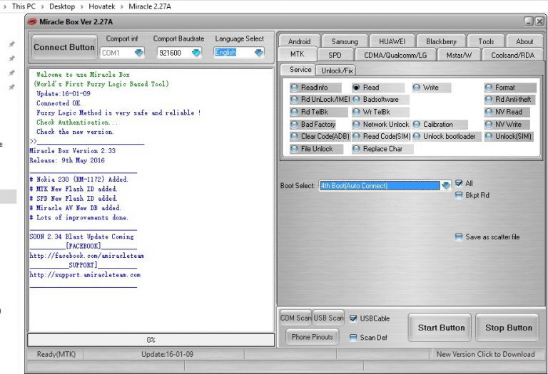 setool box setup