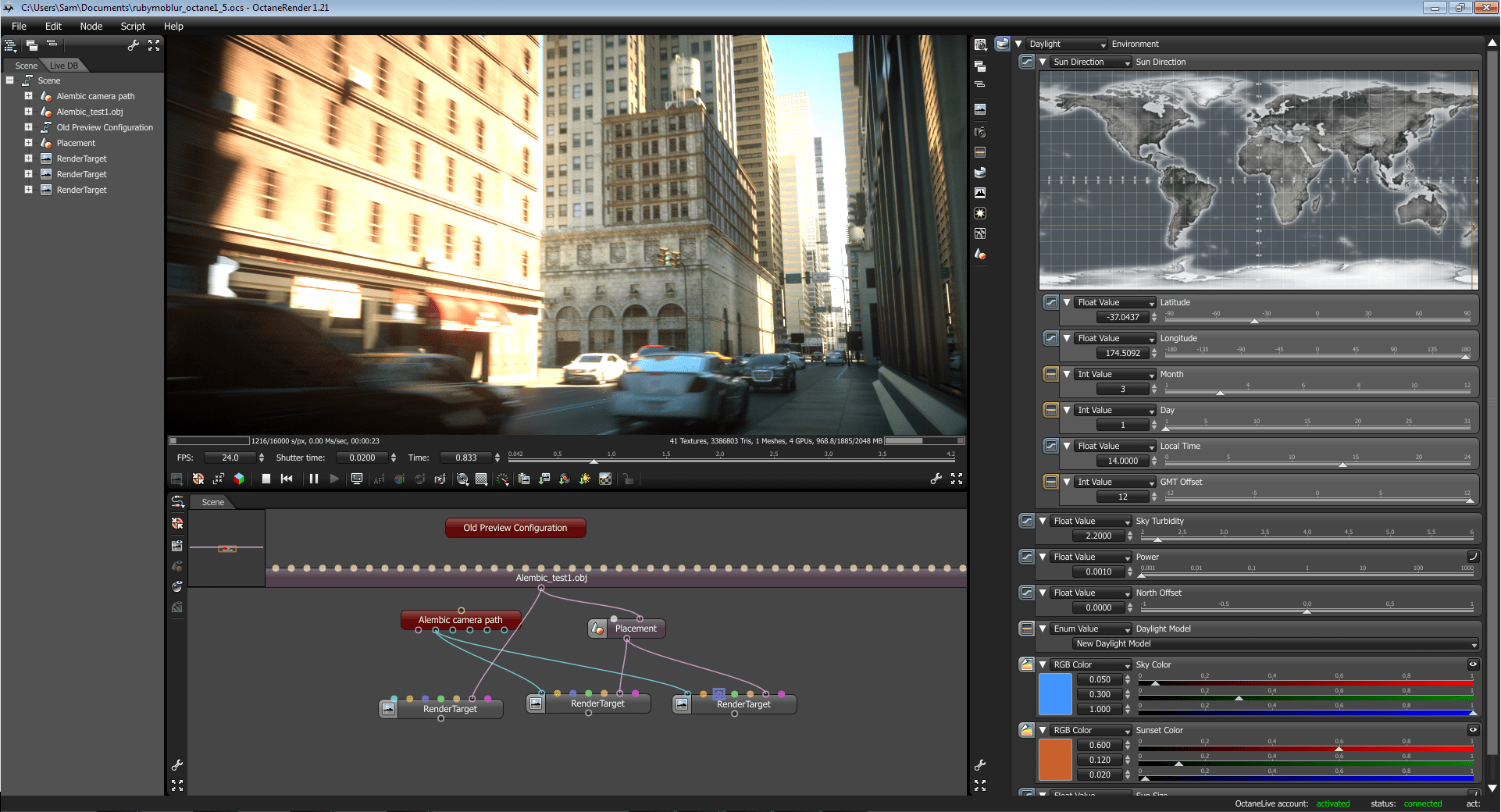 octane render network rendering