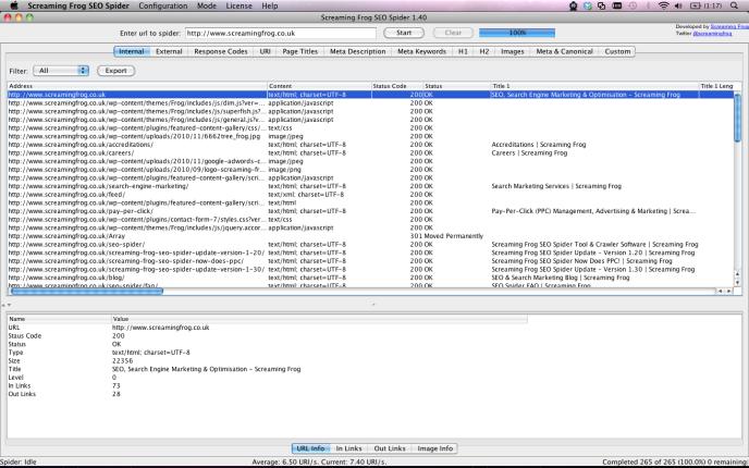 Screaming Frog SEO Spider 19.3 instal the last version for mac