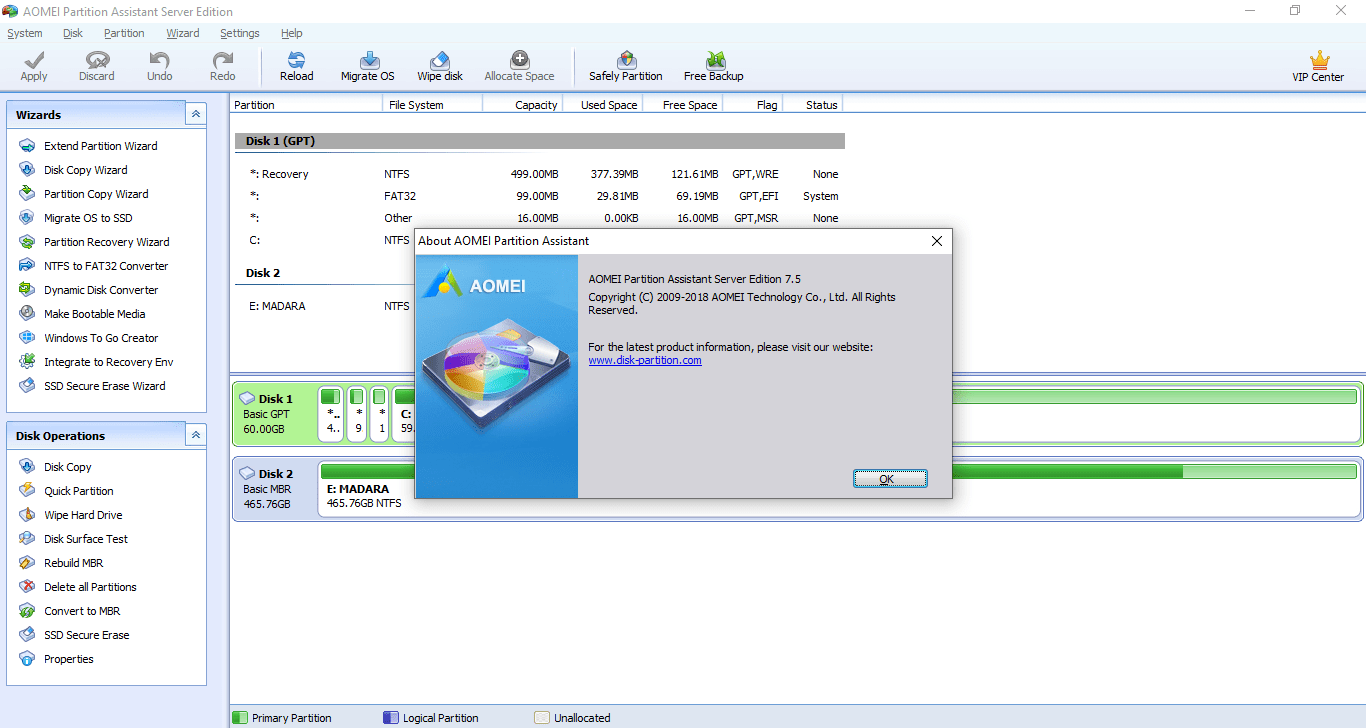 AOMEI Partition Assistant Free Download