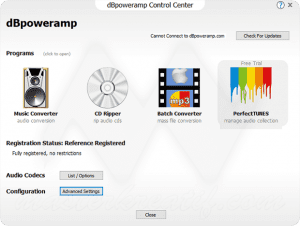 dBpoweramp Music Converter R16.6 Registered