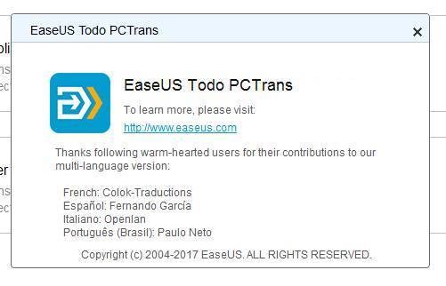 download the new EaseUS Todo PCTrans Professional 13.11