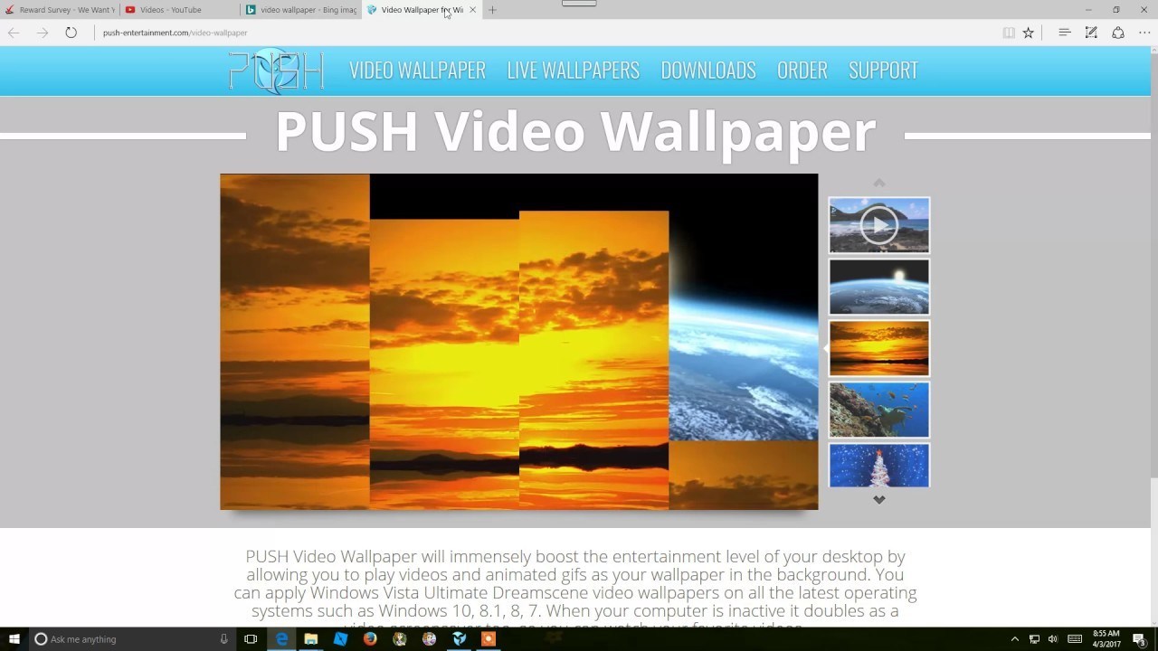 activar push video wallpaper