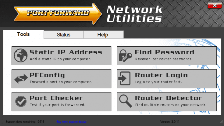 port forwarding network utilities registration code