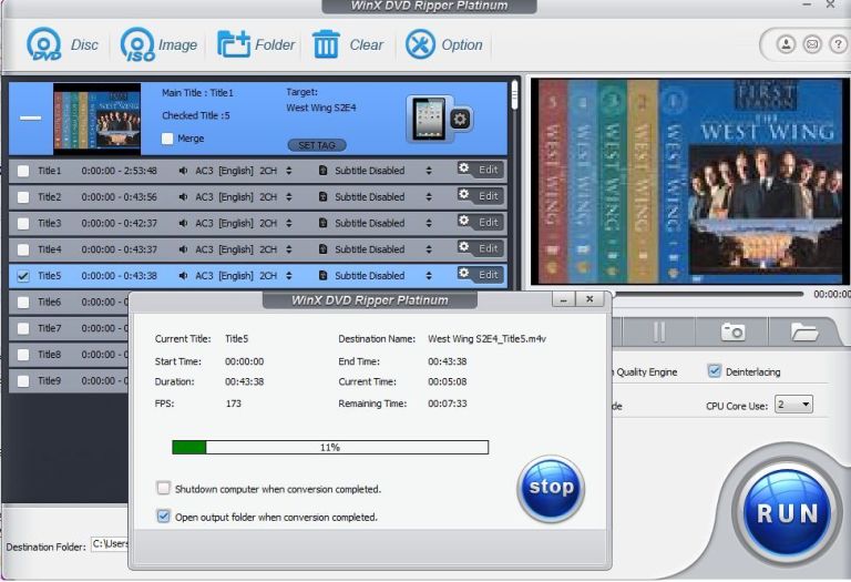 WinX DVD Ripper Platinum Crack, 