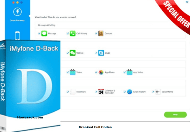 iMyFone D-Back 7.1.0.3 Latest Version Crack And Registration Code Free